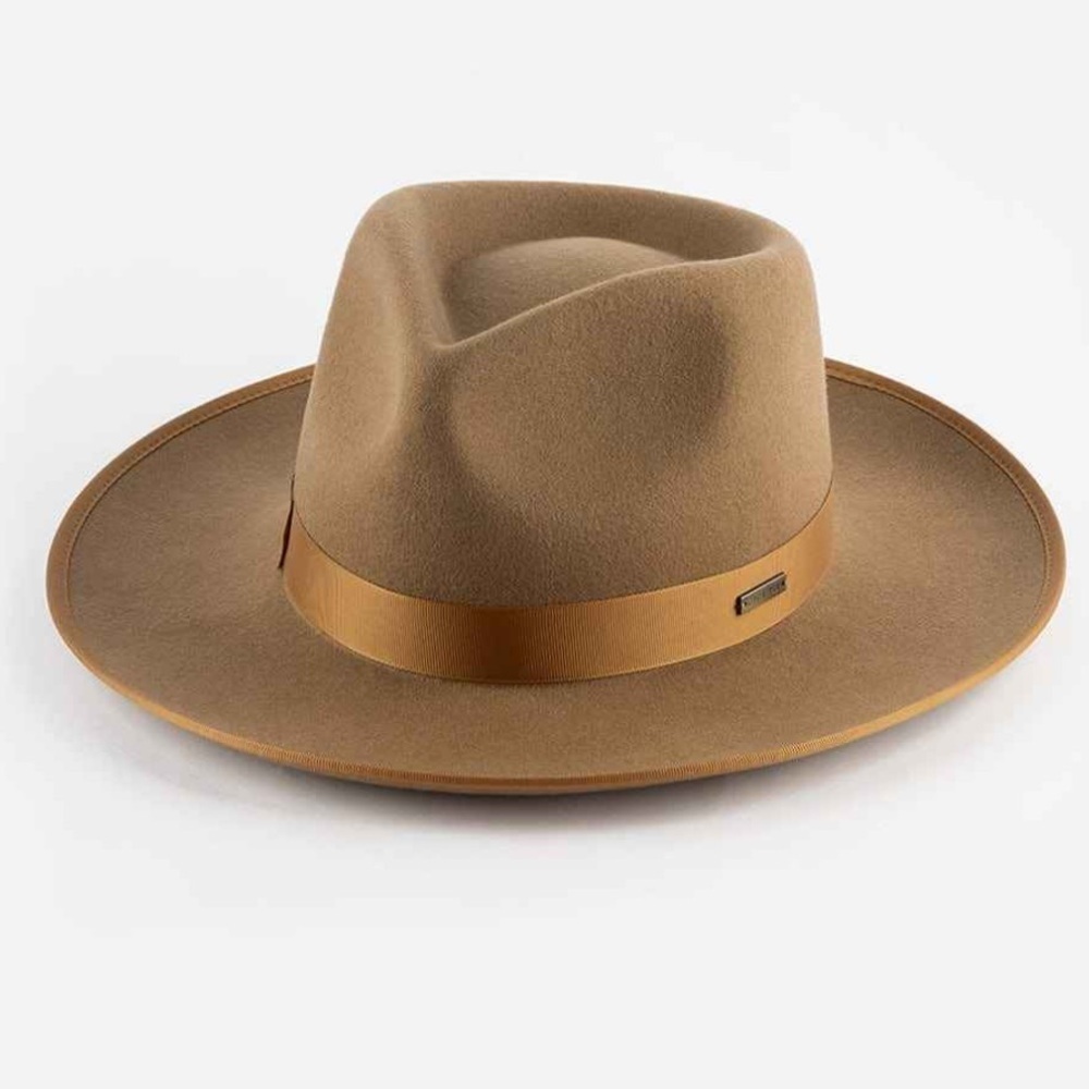 Gigi Pip “Monroe Rancher Fedora” Wool Hat In Brown Size S/M Excellent Condition! - Picture 5 of 15